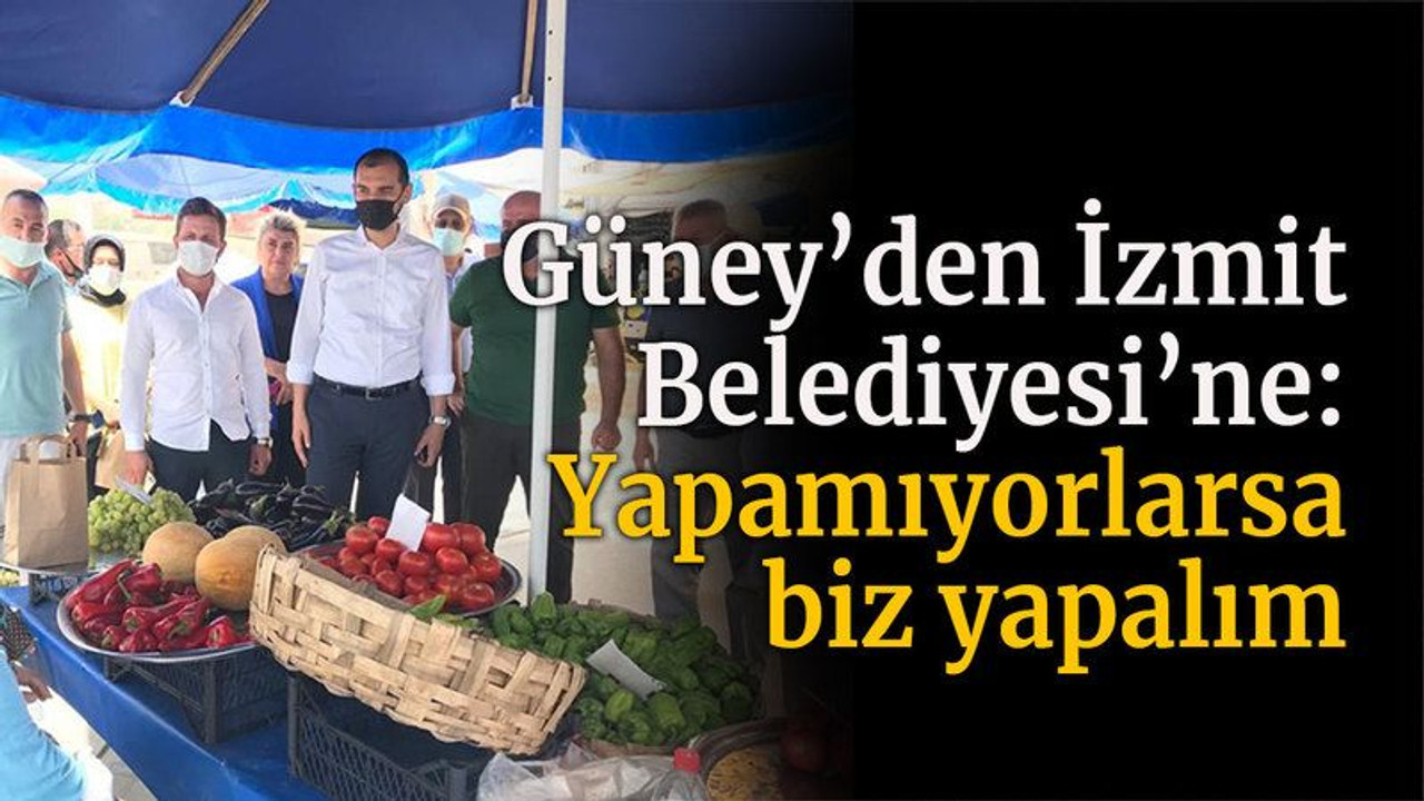 AKP’li Güney’den İzmit Belediyesi’ne: Yapamıyorlarsa biz yapalım